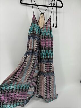 Anthropologie Akemi + Kin Handkerchief Dress Adjustable Strap Shark Bite Hem